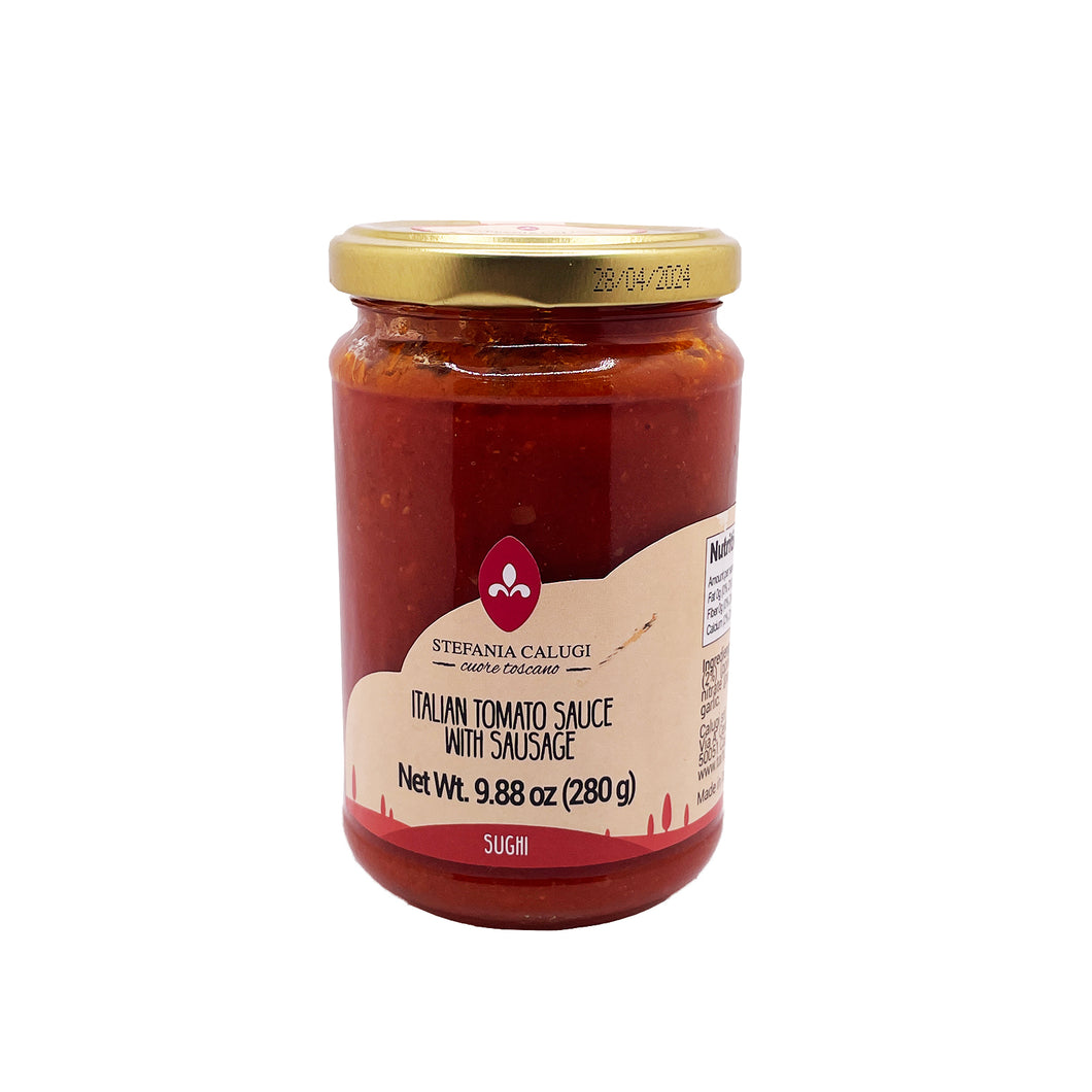 Stefania Calugi Italian Tomato Sauce With Sausage 280g