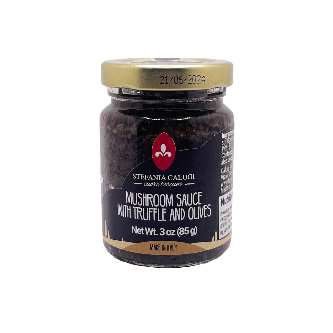 Stefania Calugi Mushroom Sauce With Truffle and Olives 85g
