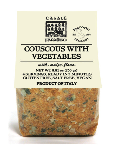 Couscous Alle Verdure- Corn Couscous With Vegetable By Casale Paradiso